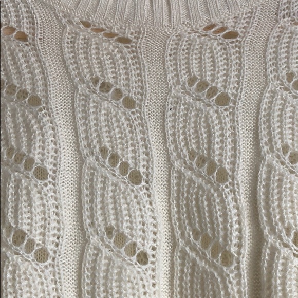 Beige Short Knit Sweater - Picture 2 of 4